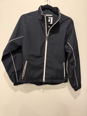 Women’s Footjoy Black Zip-Front Performance Jacket Size S